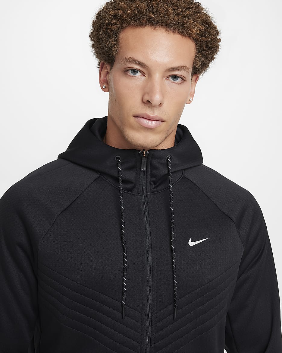 Nike men's winterized therma full zip jacket review online